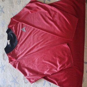 Star Trek Red Long Sleeve Shirt with Black Collar